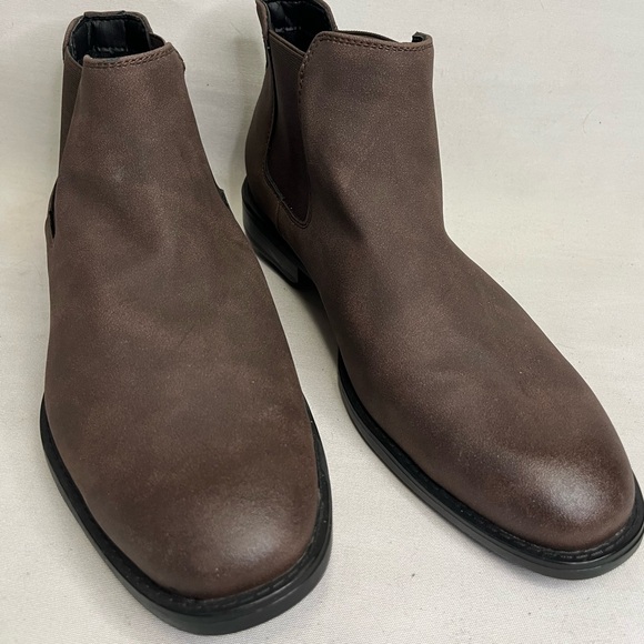 Madden Men Men\'s Maxxin Mid Height Chelsea Boot Brown Faux Leather Size 8.5 main image 4